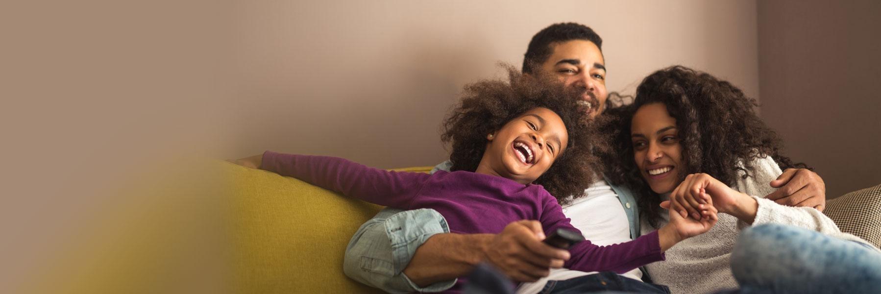 family of three smiling l dentist clifton hill