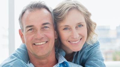 older couple hugging l dentist clifton hill